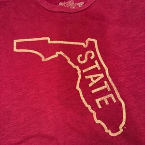 FSU T-Shirt in Garnet & Gold